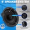 Pyle Pyle Ceiling & Wall Mount Speaker, 8 in 2-Way 70V Audio, Subwoofer with Dome Tweeter, 600W, Flush Mount PDIC8LT - alternate 9